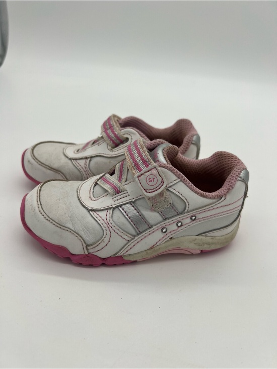 Stride Rite Other - Stride Rite Girls White Pink Sneakers Sz 6.5